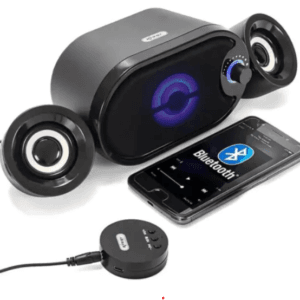 Caixa de Som Bluetooth 4.0 Mini Subwoofer 2.1 KNUP - KP-6018BH