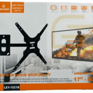 UPORTE PARA TV RETRATIL 17" A 60" POLEGADAS LEHMOX LEY-1521B
