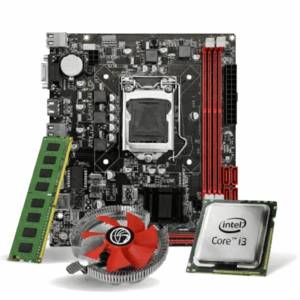 KIT Placa-mãe Powerpc H61 DDR3 + Processador i3-2100 + Memória 8GB + Cooler
