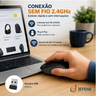 Mouse Logitech Sem Fio M170 Rc/nano C/pilha - Preto - Imagem 2
