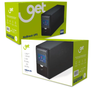 Nobreak Ups 1200va Get Aut/115v 6 Tomadas Autonomia 30 Min