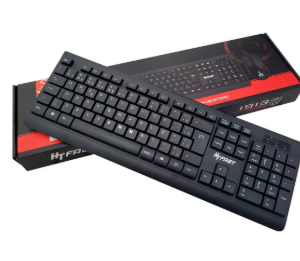 Kit Teclado e Mouse Ht Fast KM1913 Sem Fio Gamer de Membrana Preto