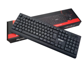 Kit Teclado e Mouse Ht Fast KM1913 Sem Fio Gamer de Membrana Preto