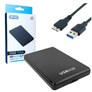Case Hd Notebook Ou Ssd Sata 2.5 Usb 3.0 Note Pc Xbox Ps4 Tv