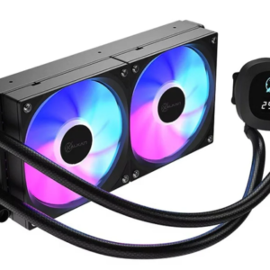 Water Cooler Kalkan Aura Digital 240 ARGB, 240mm, Com Display, Intel-amd, Preto, Klk00100